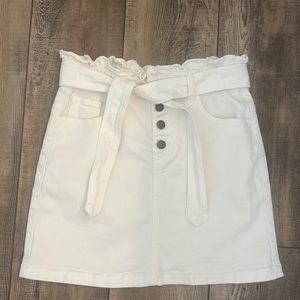 Sadie & Sage Whitw Denim Skirt